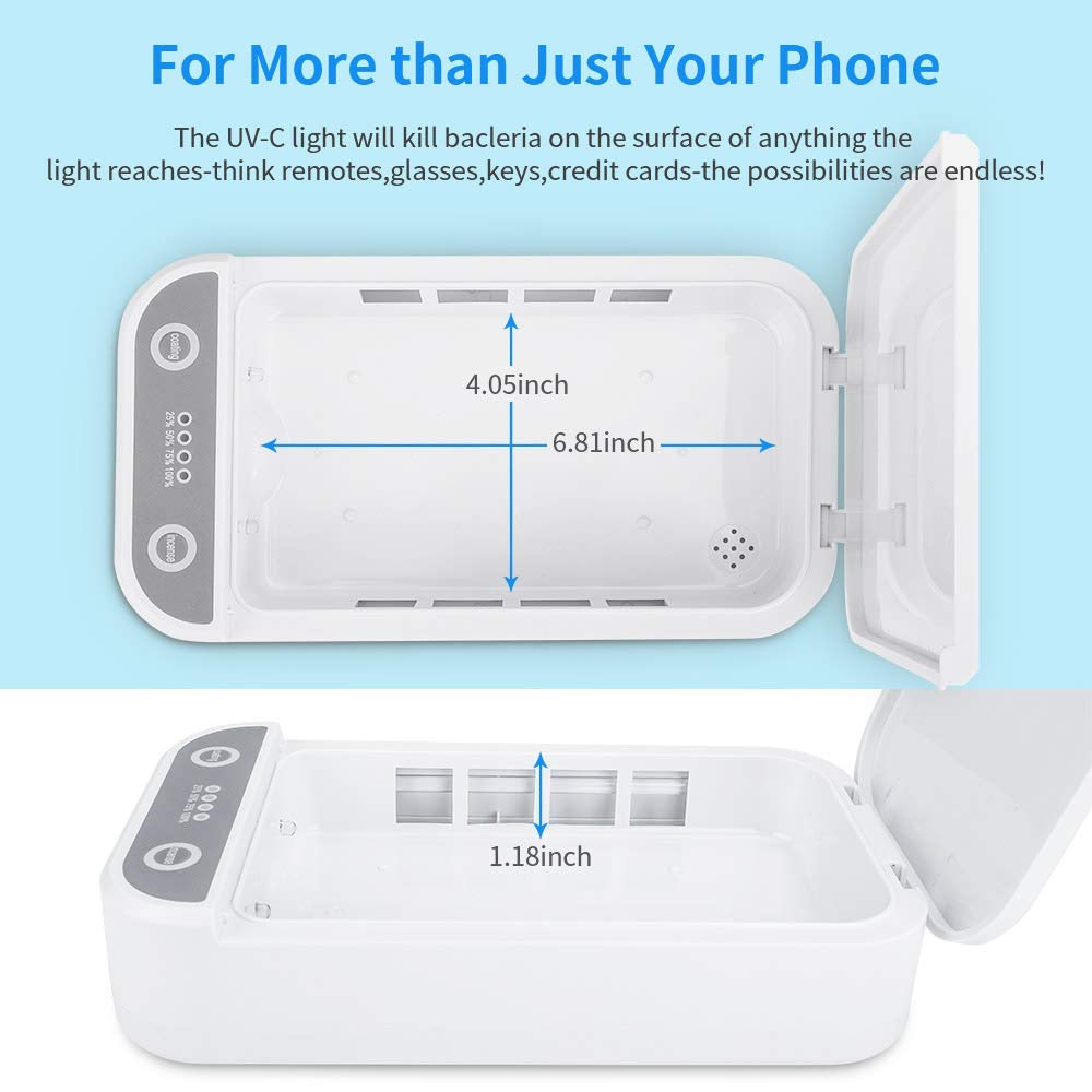 "The Clean Phone Basic" UV Phone Sanitizer and Charger - The New Deal Shop